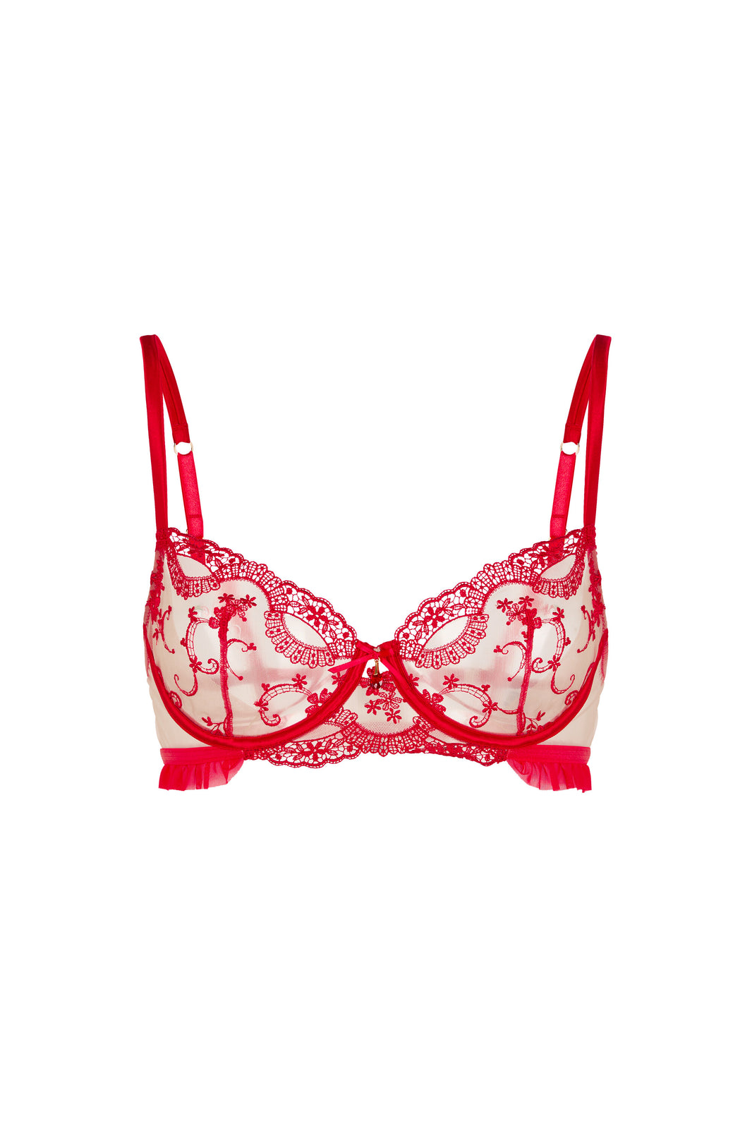 Red Lingerie | Luxury Lace Bras & Bodysuits | Phara d'Or