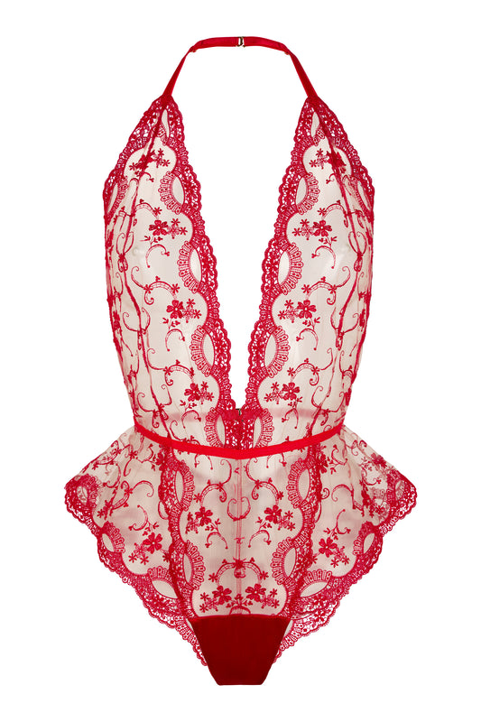 Juliette Red Bodysuit