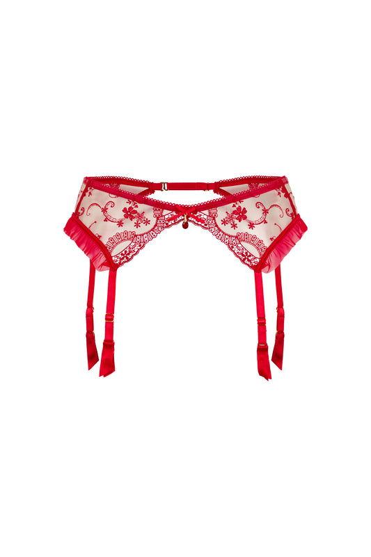 Juliette Red Suspender