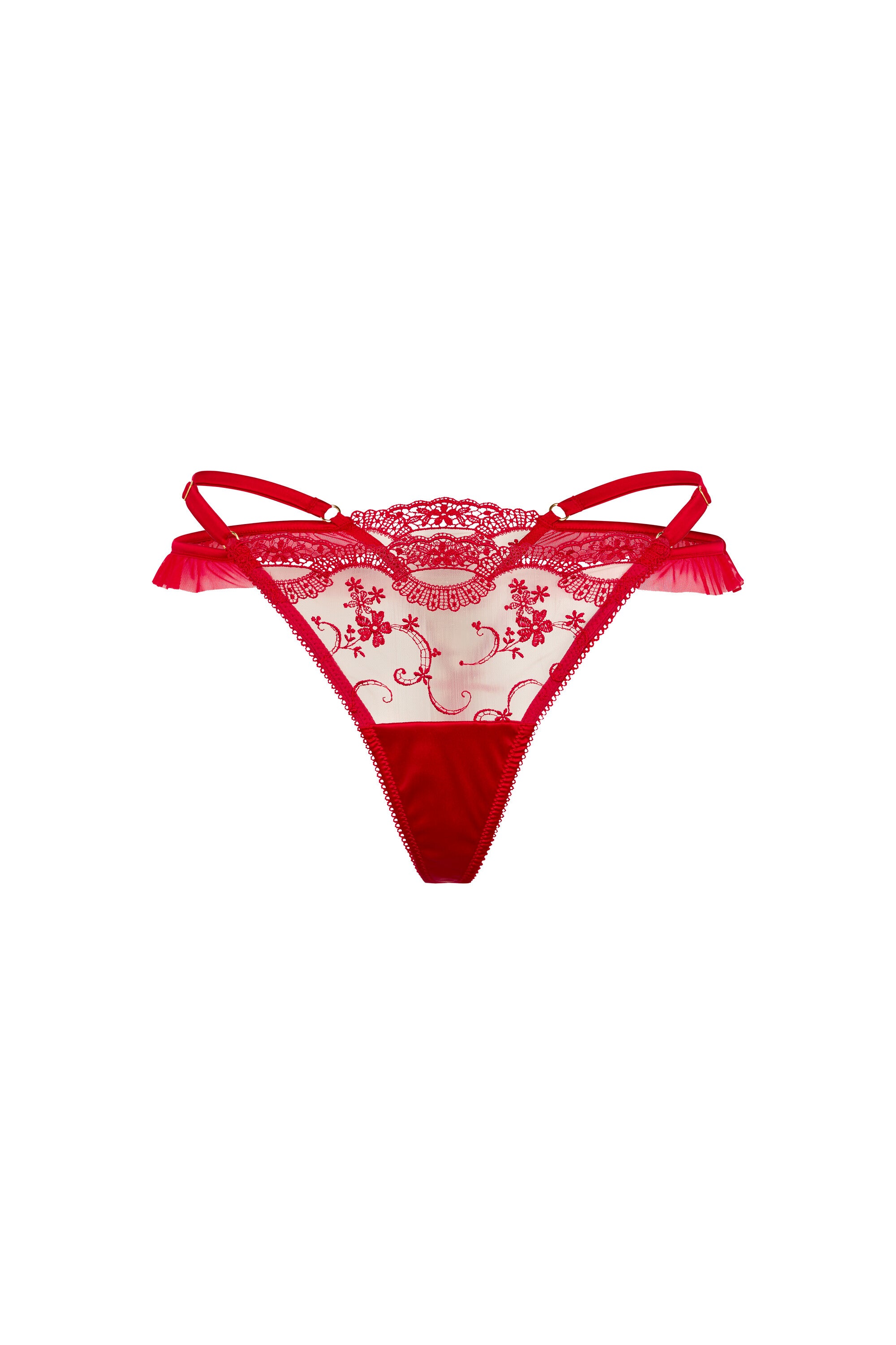 Red Lingerie | Luxury Lace Bras & Bodysuits | Phara d'Or