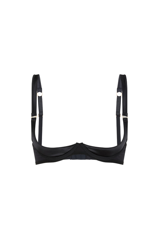 Kate Black Quarter Cup Bra