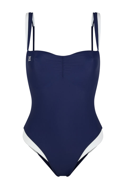 Monaco Swimsuit - Navy/Ivory